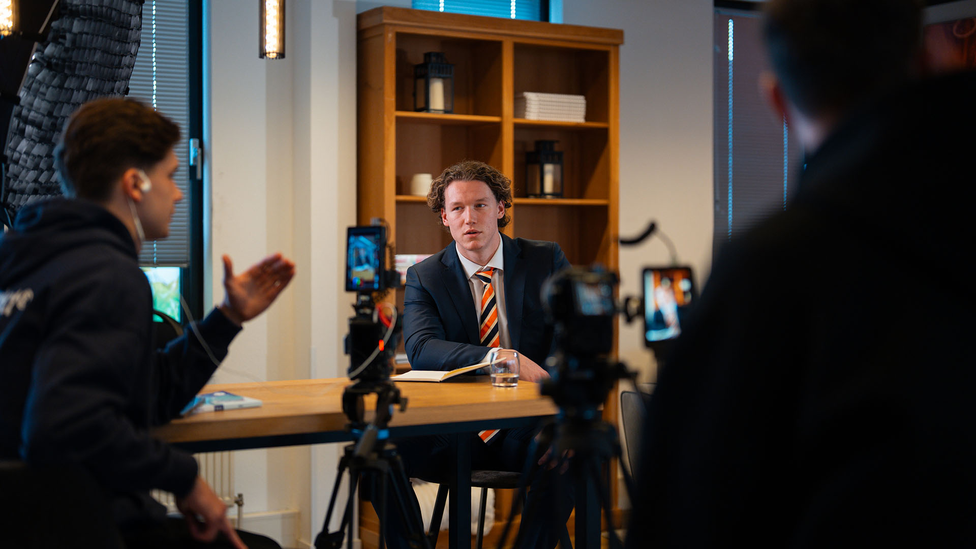 Behind the scenes with SOV — EuroCollege interview shoot
